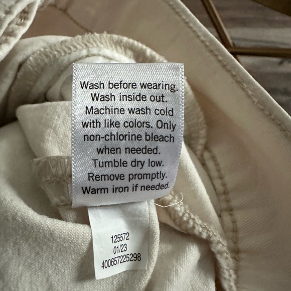 Sonoma Jean Jacket- size L off-white - Picture 5 of 5